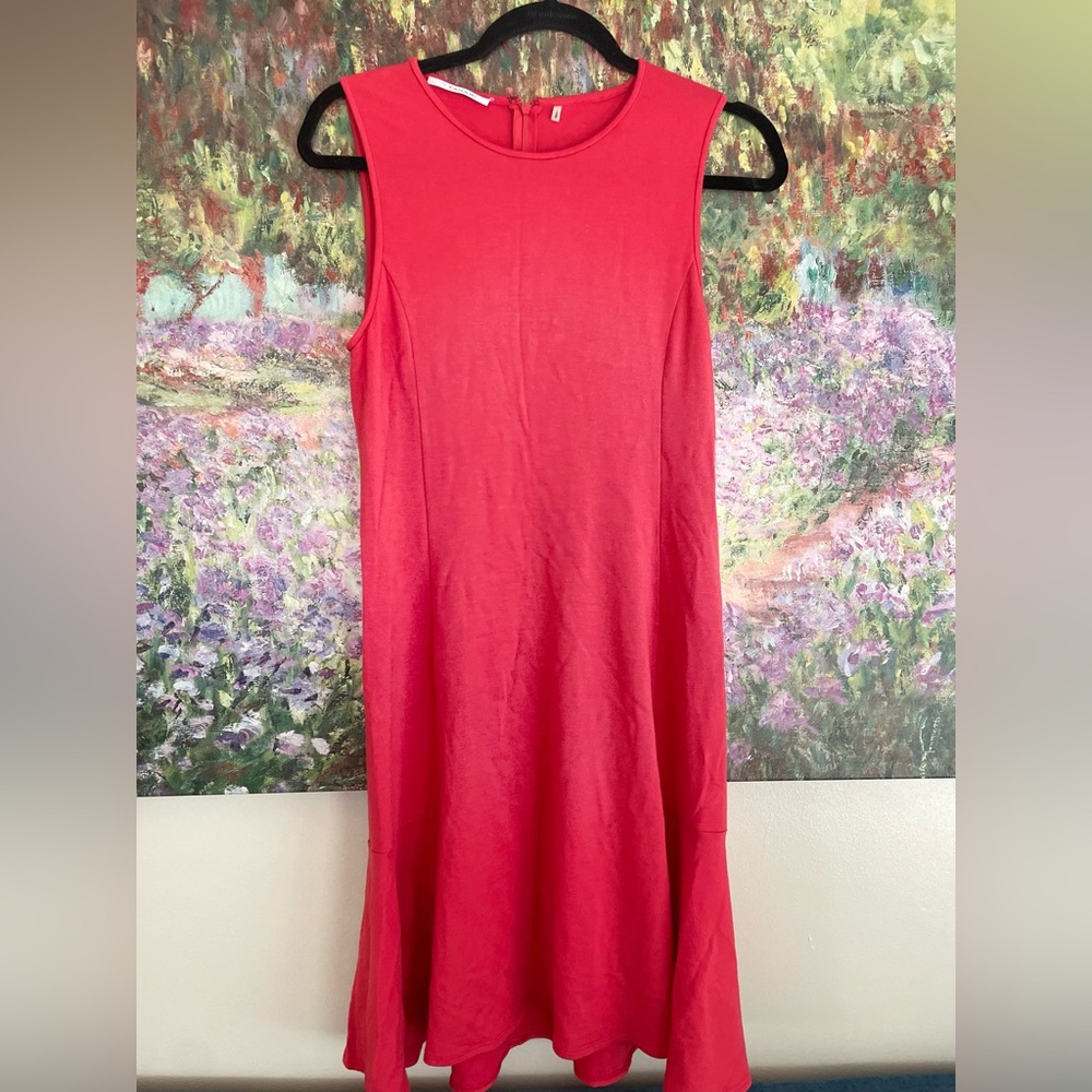 Tahari Vibrant Red dress